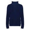 Damestrui turtle neck cable knit navy | Bloomings