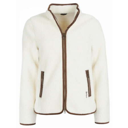 Damesvest Laven FLeece Winter Pearl | Barbour