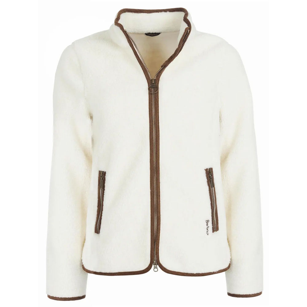 Damesvest Laven FLeece Winter Pearl | Barbour