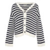 Damesvest Sandgate multi stripe | Barbour