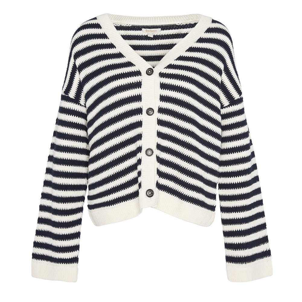 Damesvest Sandgate multi stripe | Barbour
