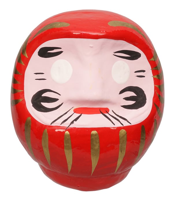 Daruma Pop Traditioneel Rood - 9cm | Tokyo Design Studio