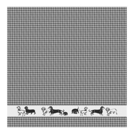 Ddddd Theedoek Saar 60x65 Black | DDDDD