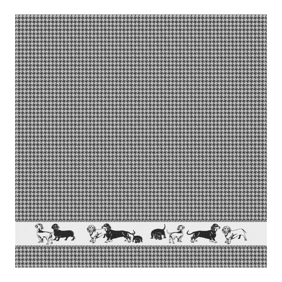 Ddddd Theedoek Saar 60x65 Black | DDDDD