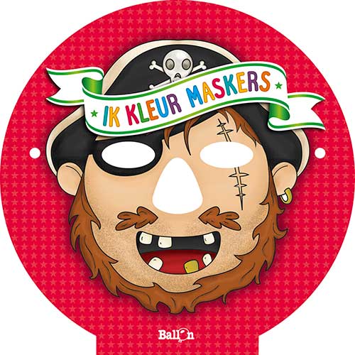 De Ballon Ik kleur maskers - fantasie | De Ballon