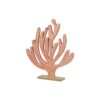 Deco Koraal op voet hout 5x24x27