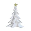 Deco everlands kunstkerstboom papier 28cm wit | House of Nature