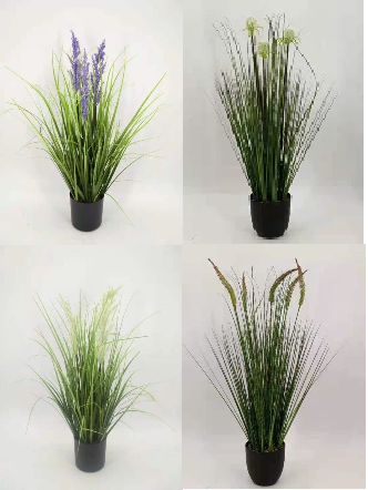 Deco kunstplant in pot Ø13xH75cm | Merkloos