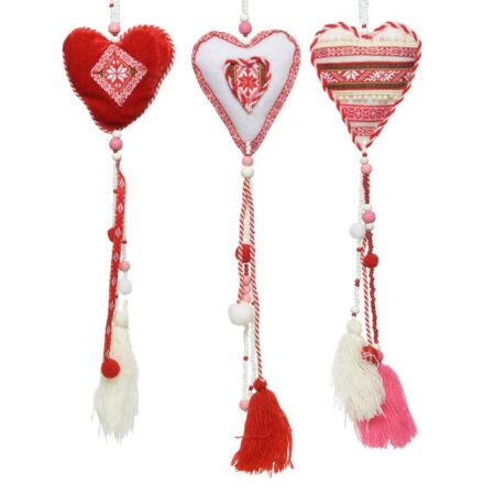 Decohanger hart folklore 55cm | Decoris