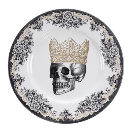 Decoratief Bord met Schedelontwerp - Royal Stafford Skull Collectie - 28 x 2
