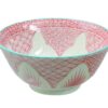 Decoratieve Keramische Kom - Rode Kom - 500ml 15.5x7cm | Tokyo Design Studio