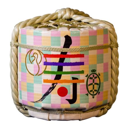Decoratieve Sake Ton - Kotobuki Chidorigoshi - 63 x 63 cm | Tokyo Design Studio