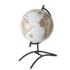 Decoratieve wereldbol op metalen voet | Boltze