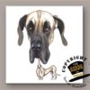 Deense Dog tegeltje | The Heads
