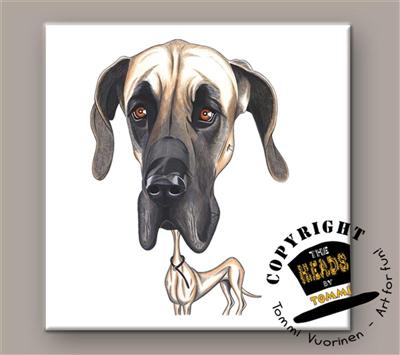 Deense Dog tegeltje | The Heads