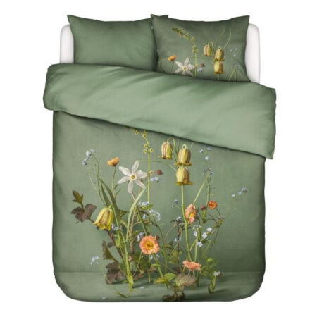Dekbedovertrek Ficaria Greenish tweepersoons | Essenza