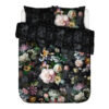 Dekbedovertrek Fleur Festive Blooming Black 200x200 | Essenza