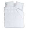 Dekbedovertrek Riviera Maison Ruffle White Lits-Jumeaux | Riviera Maison