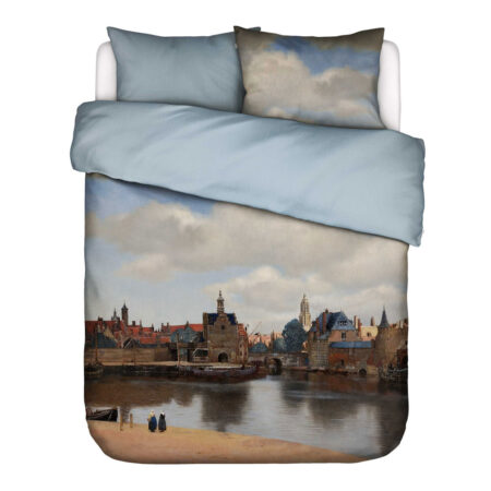 Dekbedovertrek View on Delft blue tweepersoons | Essenza