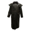 Deluxe wax cape olive | Oxford Blue