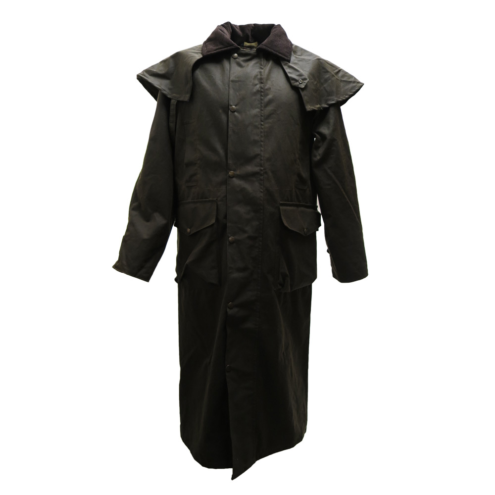 Deluxe wax cape olive | Oxford Blue