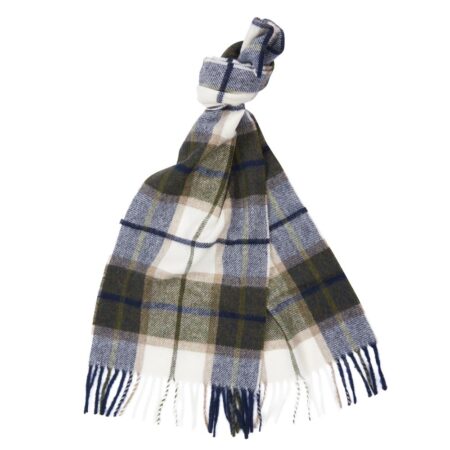 Derwent Check Scarf by Moons Forest/Pearl | Barbour