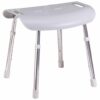 Design Douchekruk | Kleur: Wit | In hoogte verstelbaar 35 - 52 cm | Max. gebruikersgewicht 136 kg | Antislip doppen | ThuiszorgwinkelXL