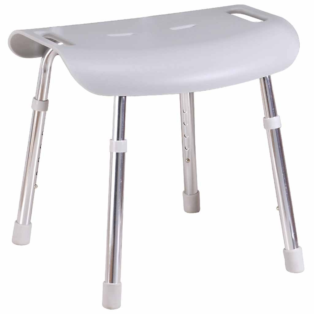 Design Douchekruk | Kleur: Wit | In hoogte verstelbaar 35 - 52 cm | Max. gebruikersgewicht 136 kg | Antislip doppen | ThuiszorgwinkelXL