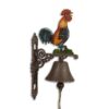 Deurbel gietijzer haan | DecoImport