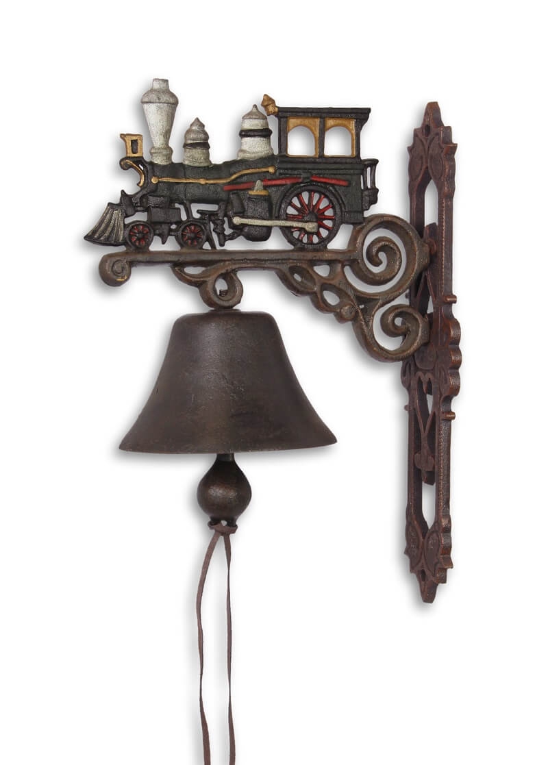 Deurbel gietijzer met trein | DecoImport