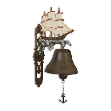 Deurbel gietijzer zeilschip | DecoImport