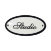 Deurbord emaille ovaal Studio | Emaigro