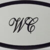 Deurbord emaille ovaal WC | Emaigro
