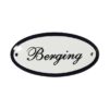 Deurbord emaille ovaal gebold Berging | Emaigro