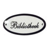 Deurbordje Bibliotheek |