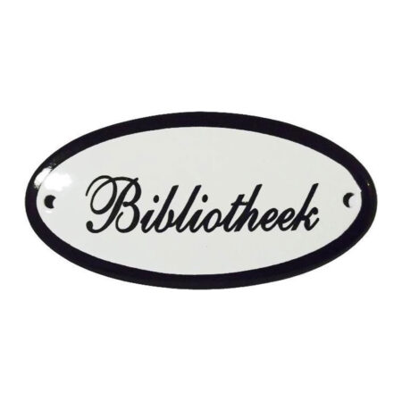 Deurbordje Bibliotheek |