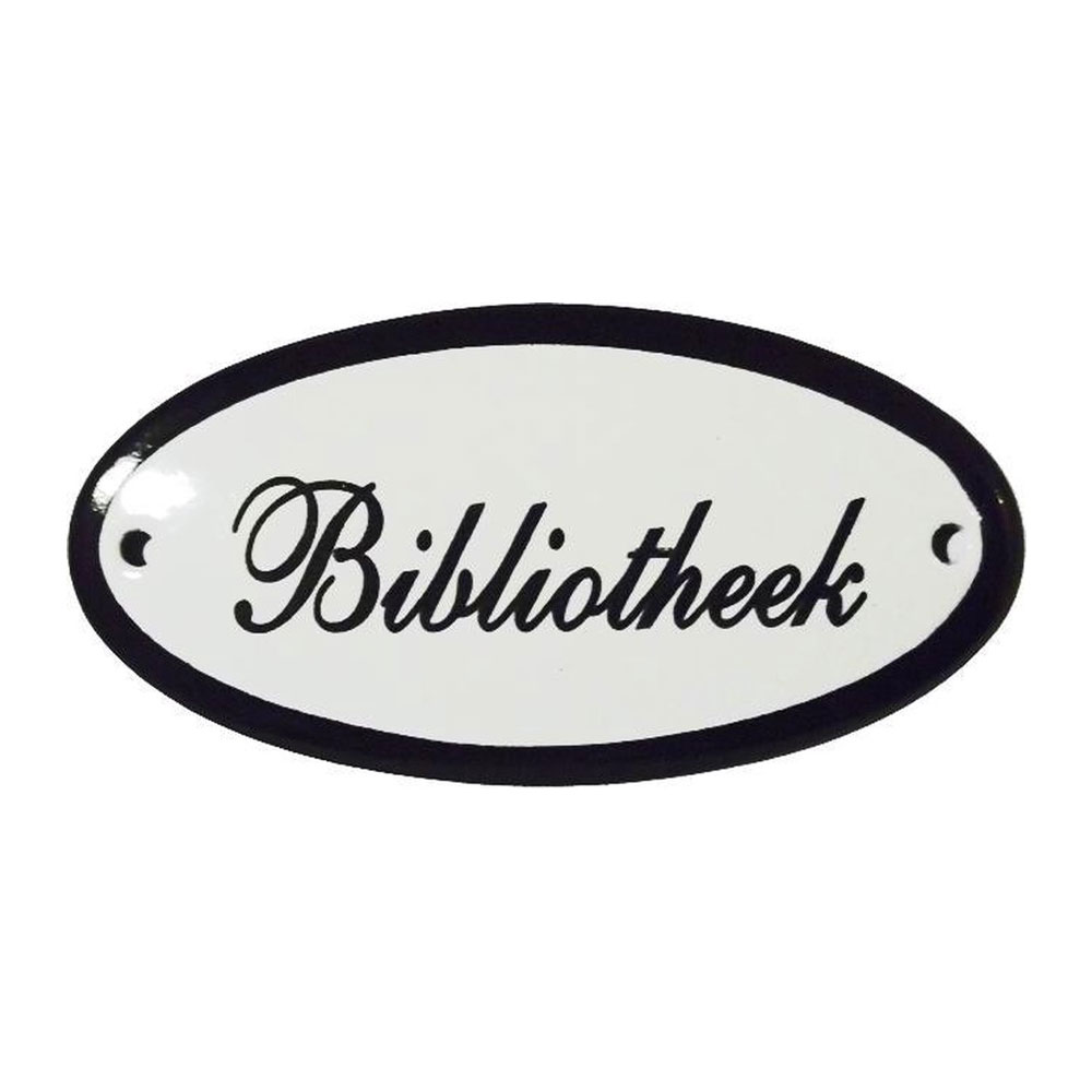 Deurbordje Bibliotheek |