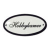 Deurbordje Hobbykamer |