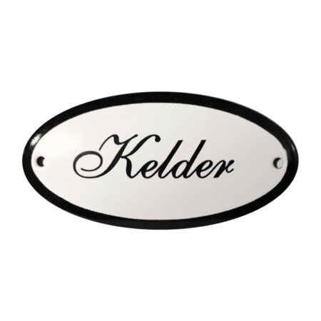 Deurbordje Kelder |