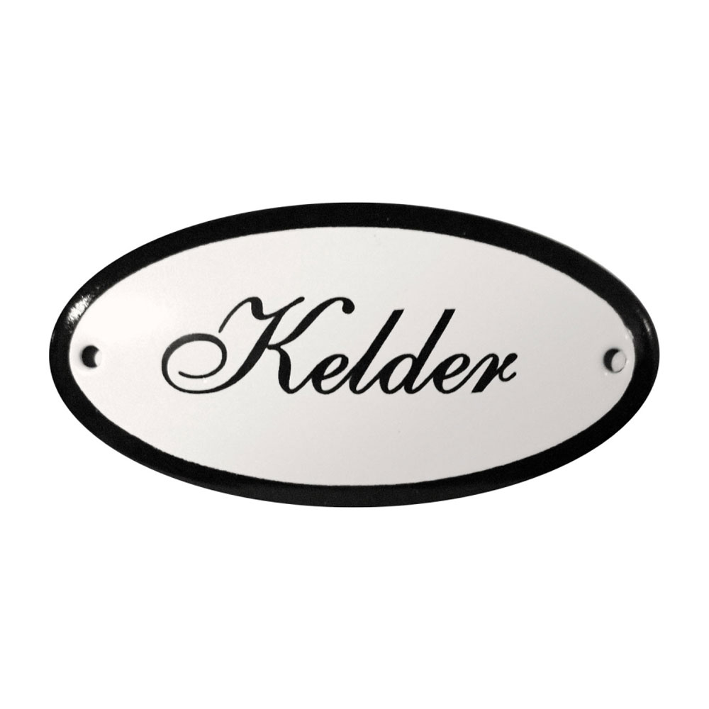 Deurbordje Kelder |