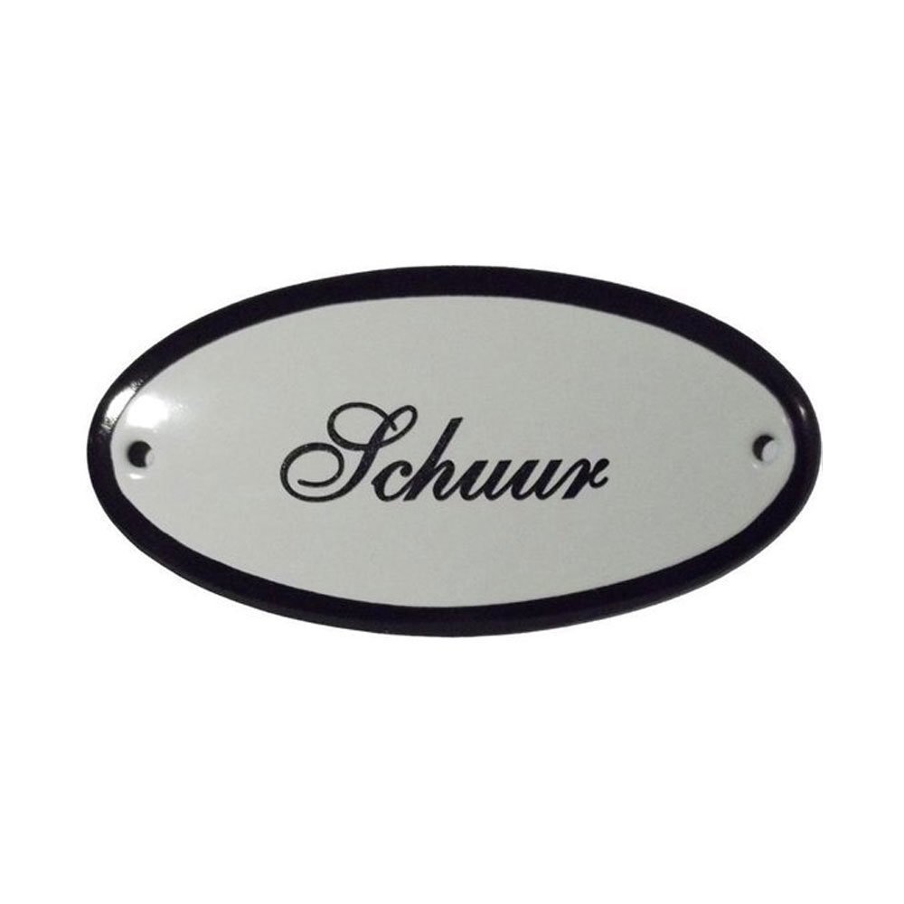 Deurbordje Schuur |