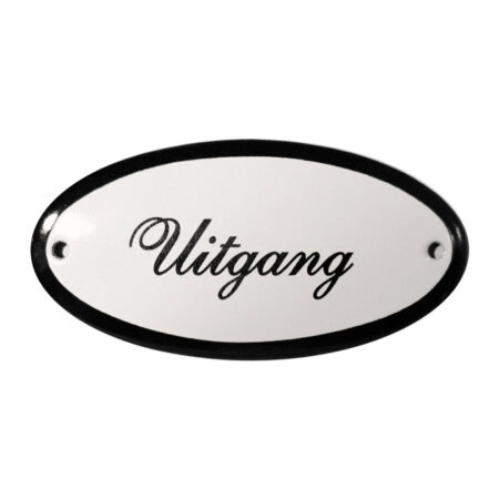 Deurbordje Uitgang |
