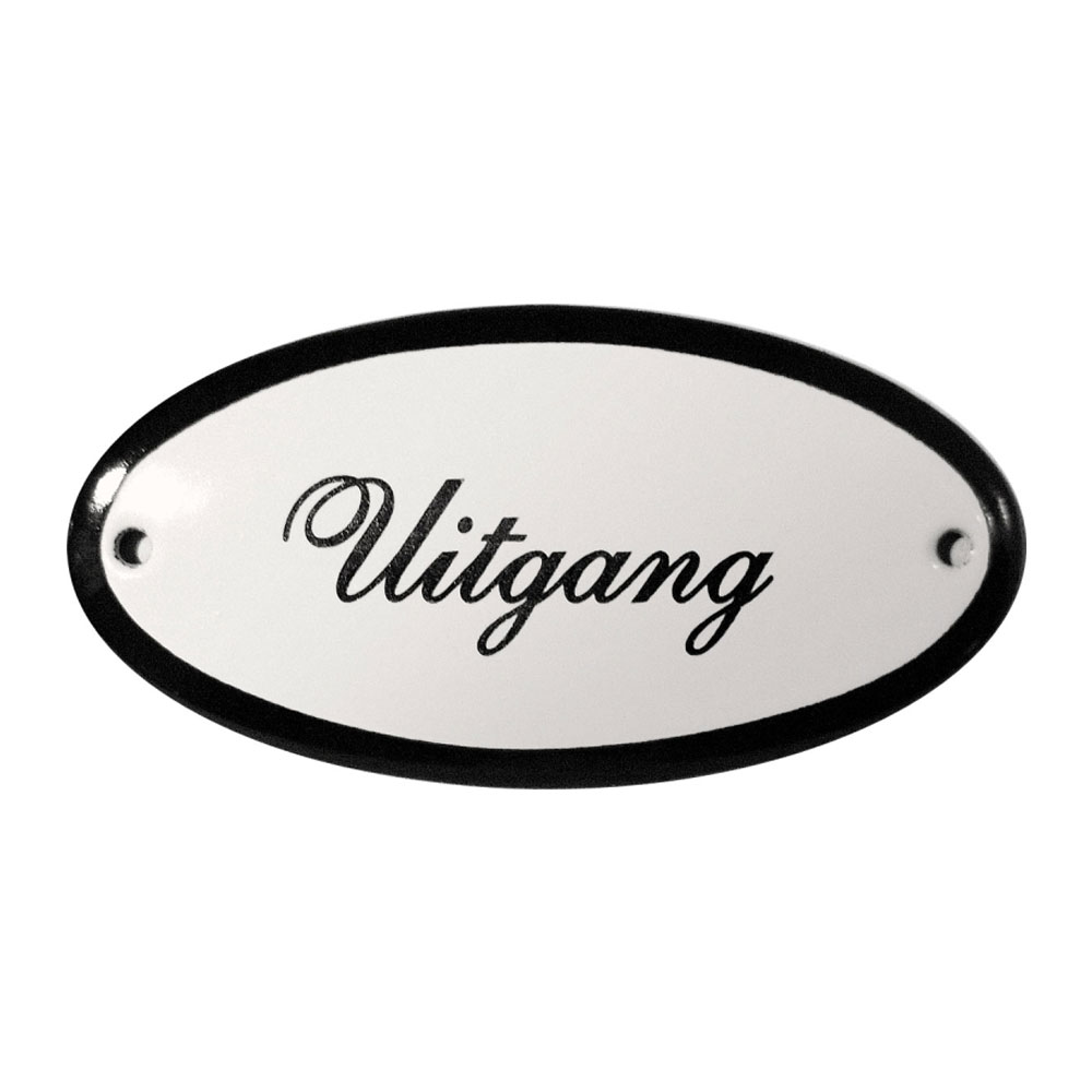 Deurbordje Uitgang |