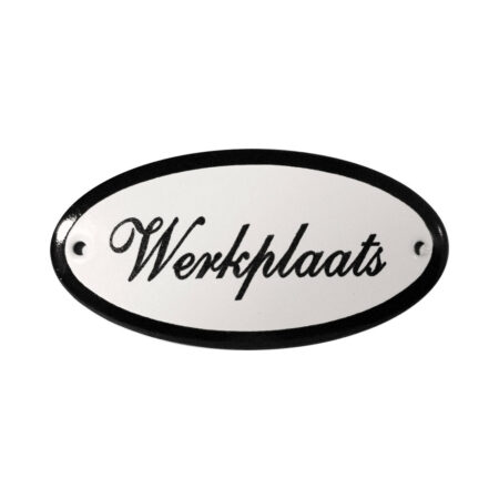 Deurbordje Werkplaats |