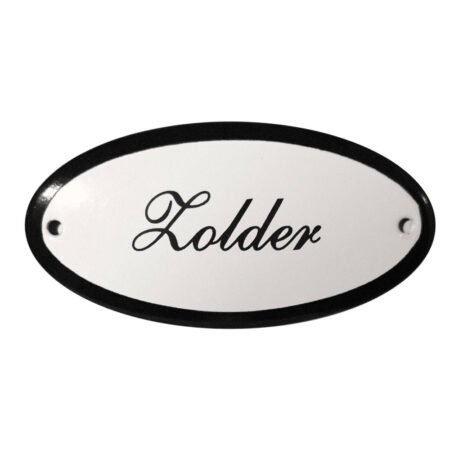 Deurbordje Zolder |