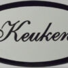 Deurbordje ovaal Keuken | Emaigro