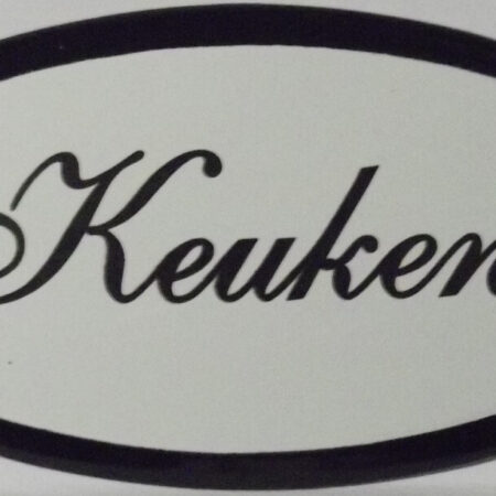 Deurbordje ovaal Keuken | Emaigro