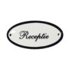 Deurbordje ovaal emaille Receptie | Emaigro