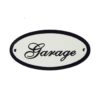 Deurbordje ovaal garage emaille | Emaigro