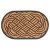 Deurmat rubber/kokos geweven L |